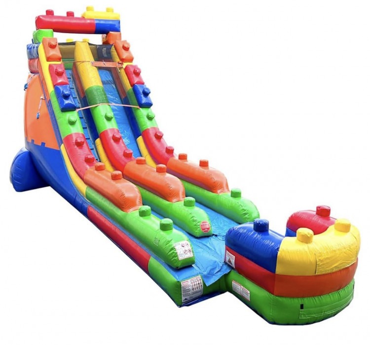 !COMING SOON! 18 Foot Building Block Water Slide